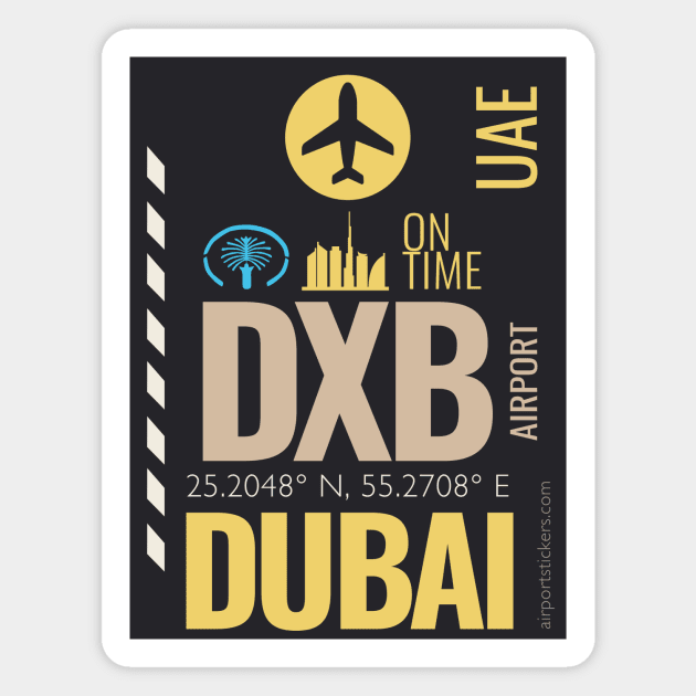 Dubai airport Magnet by Woohoo